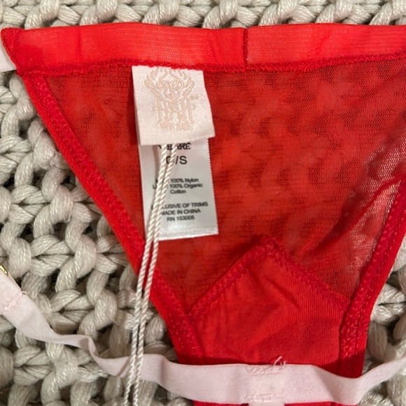 We are HAH 2 A T String panty blood orange O/S - Picture 3 of 5